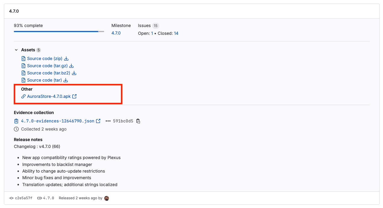 Download Aurora Store